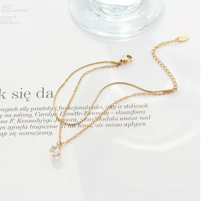 Elegant 18K Gold Plated S-Chain Bracelet