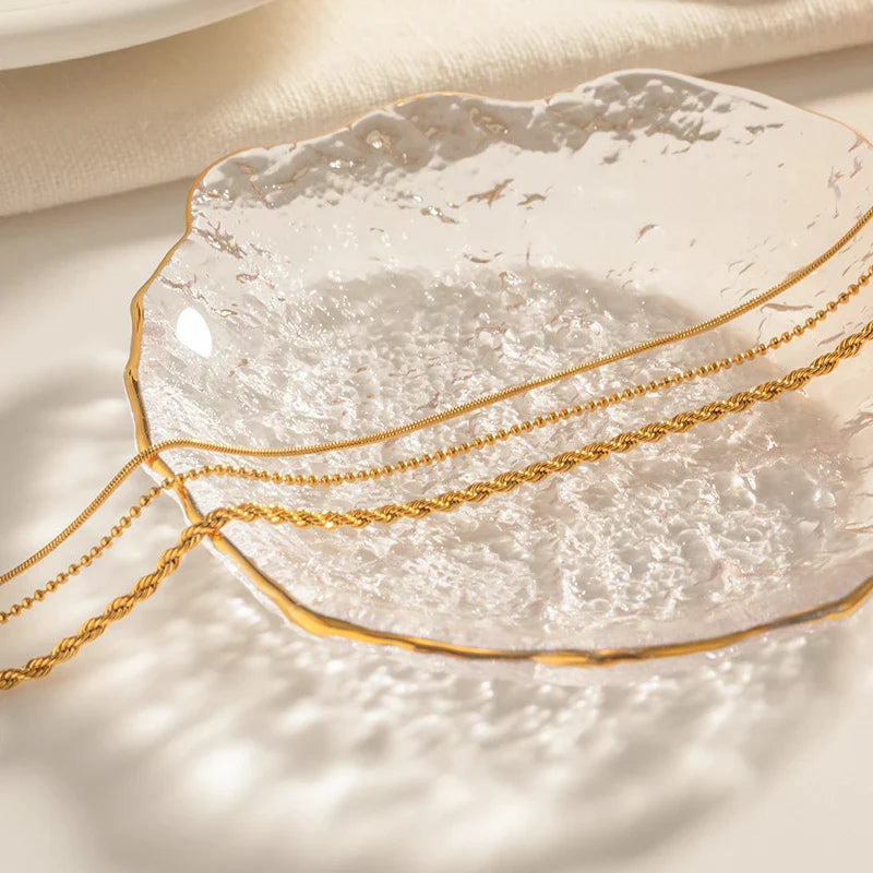 Elegant 18K Gold Plated Waterproof Anklet/Bracelet